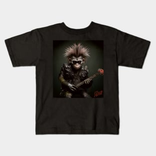 Rock monkey Kids T-Shirt